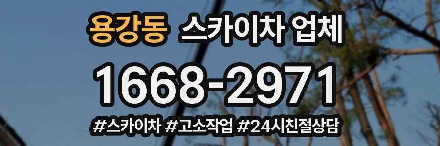용강동 스카이차 업체