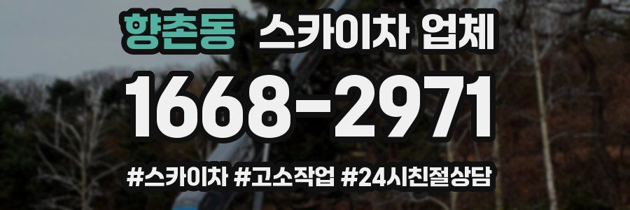 향촌동 스카이차 업체
