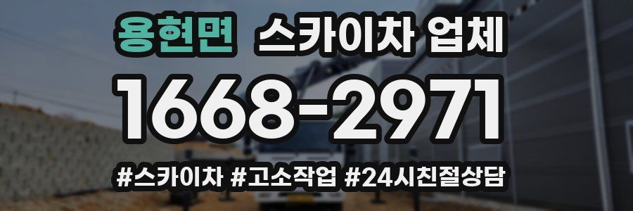 용현면 스카이차 업체