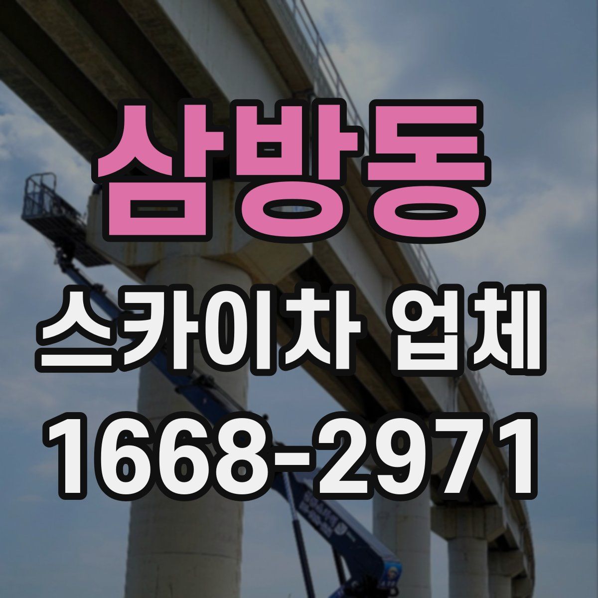 삼방동 스카이차 업체