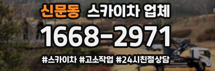 신문동 스카이차 업체