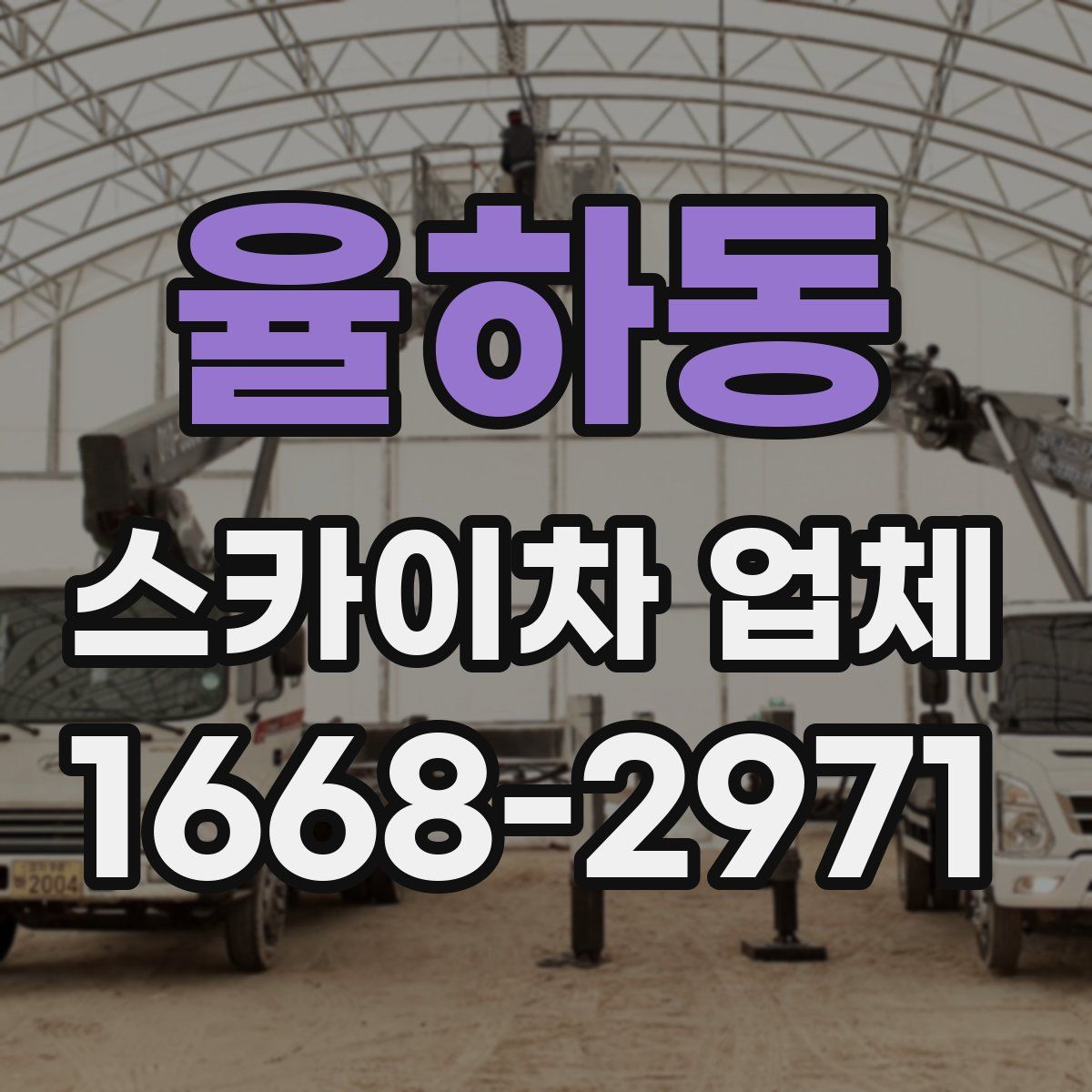 율하동 스카이차 업체