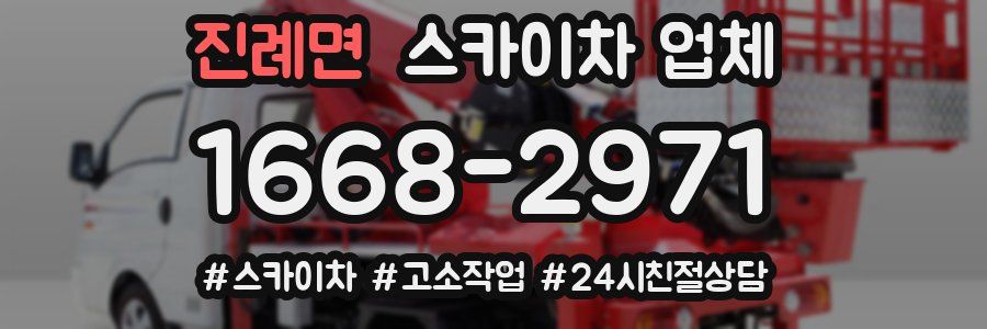 진례면 스카이차 업체