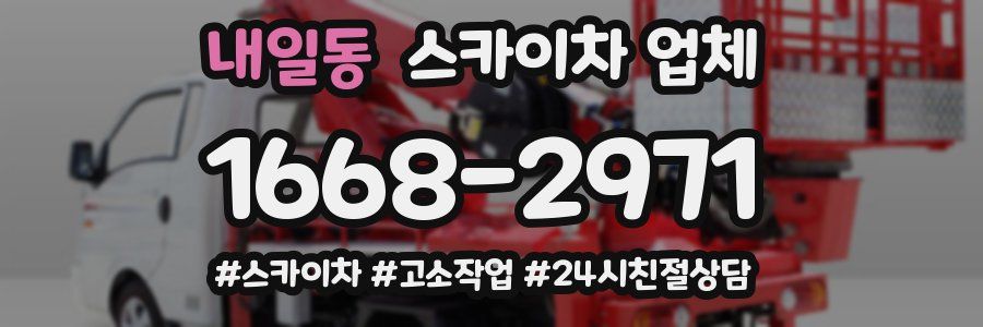 내일동 스카이차 업체