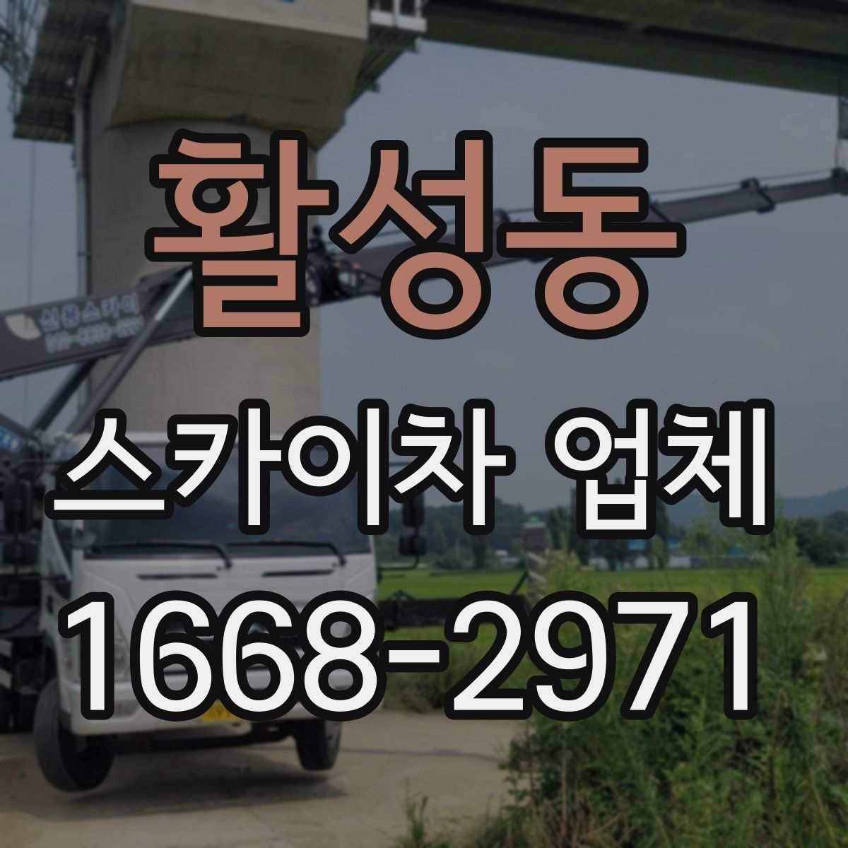활성동 스카이차 업체