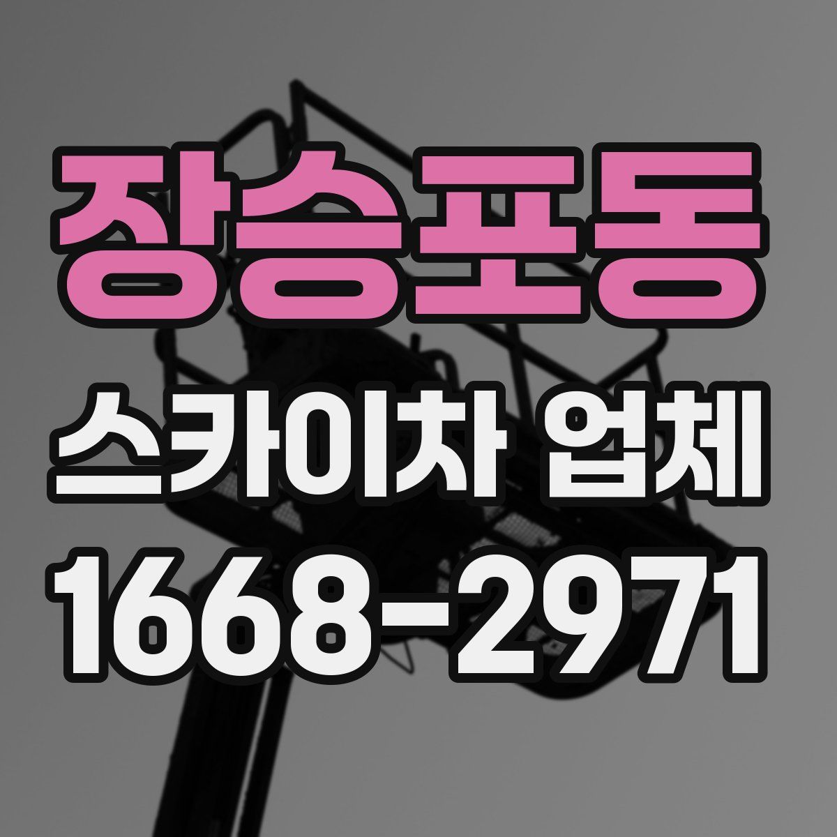 장승포동 스카이차 업체