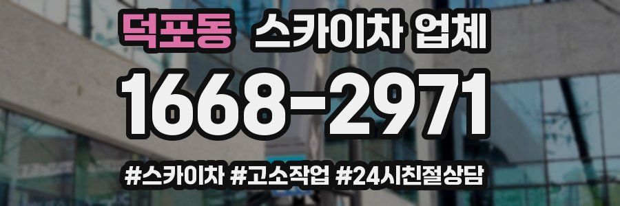 덕포동 스카이차 업체
