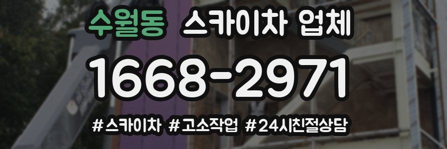 수월동 스카이차 업체