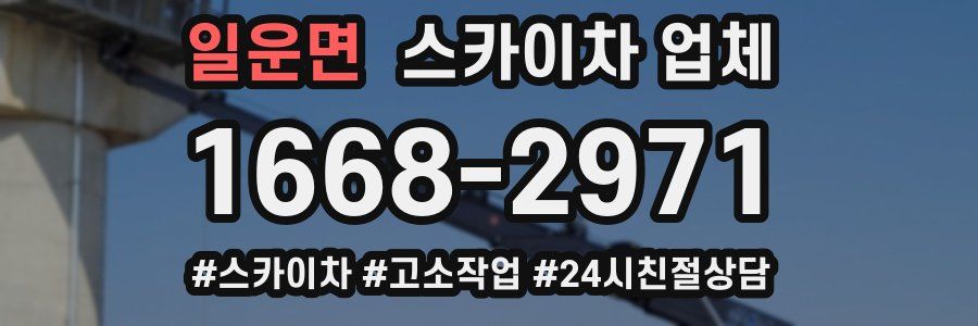 일운면 스카이차 업체