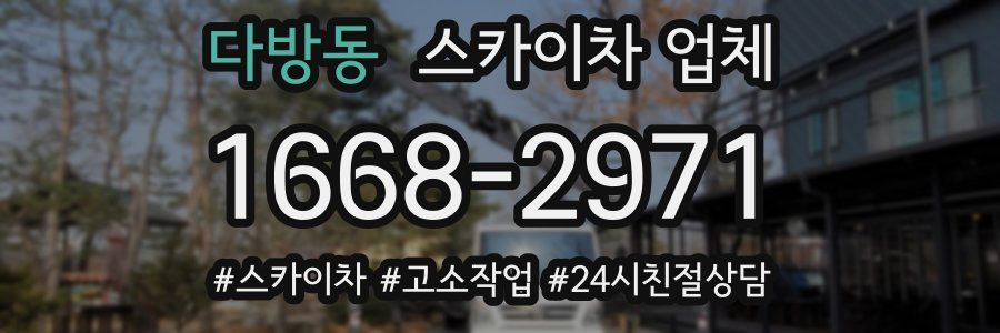 다방동 스카이차 업체