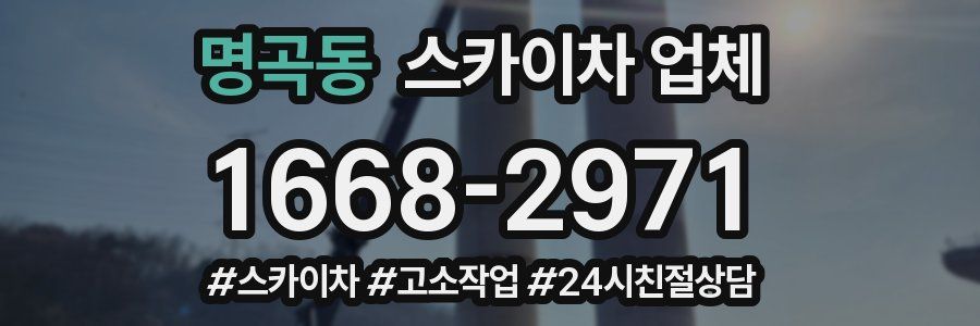 명곡동 스카이차 업체