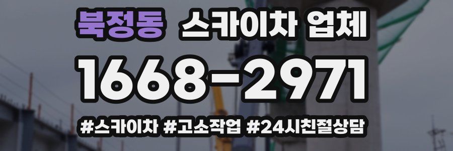 북정동 스카이차 업체