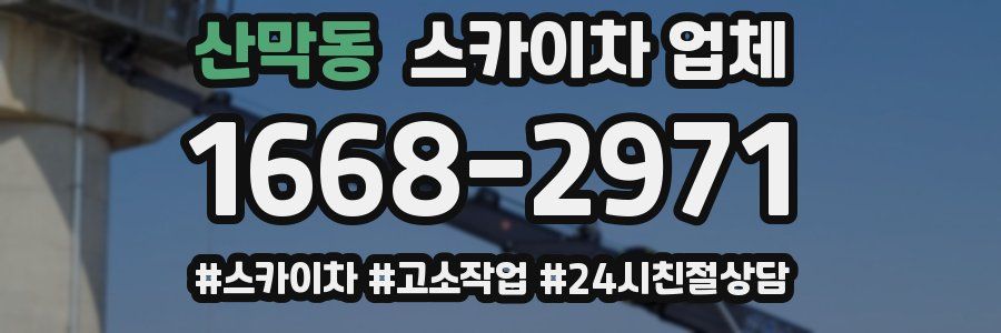 산막동 스카이차 업체