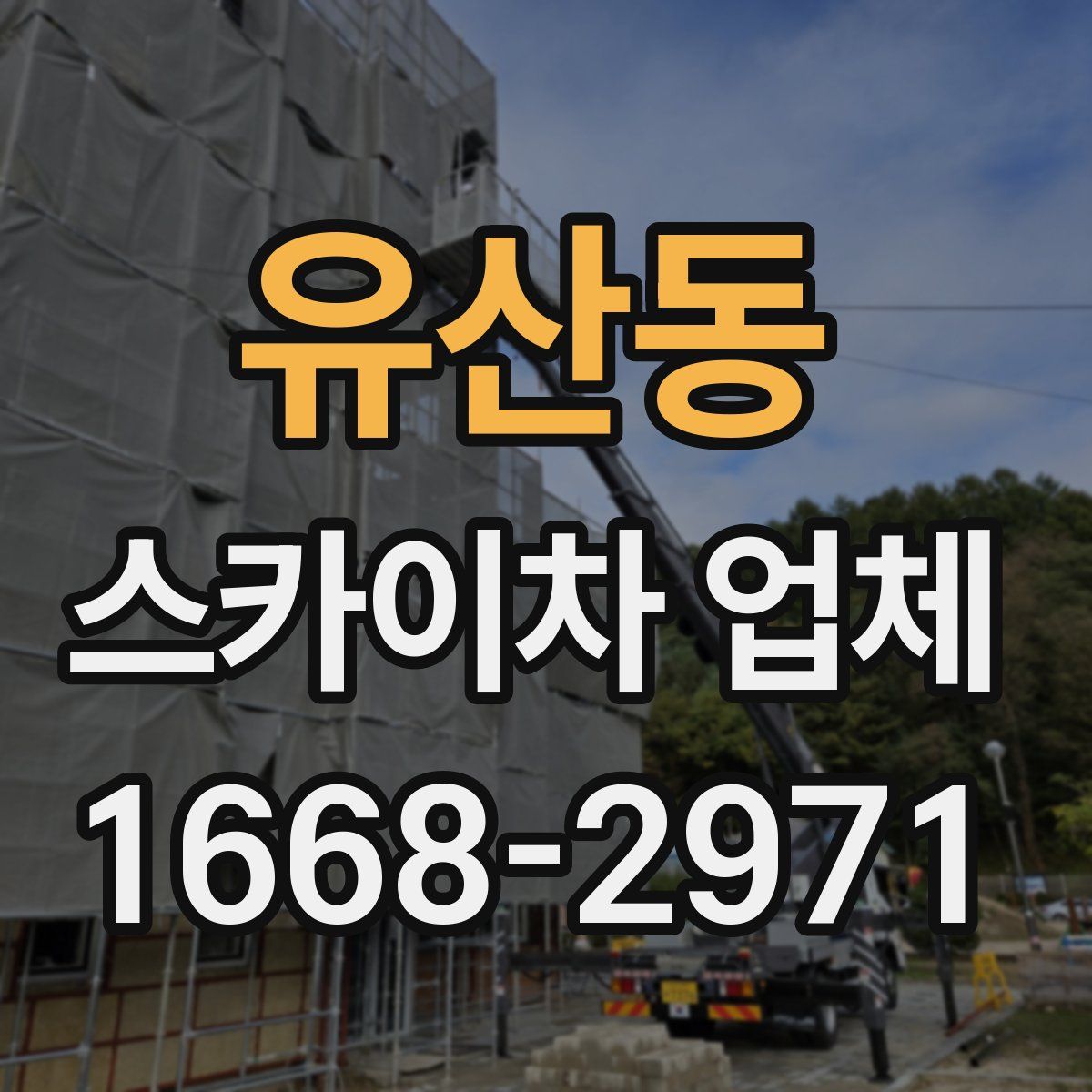 유산동 스카이차 업체