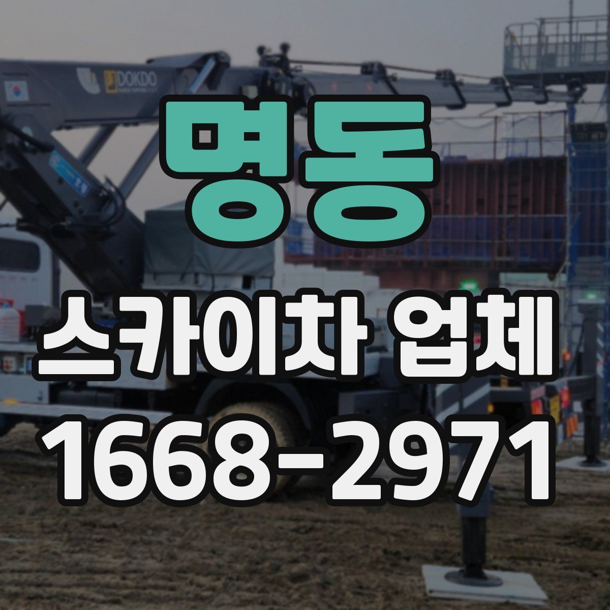 명동 스카이차 업체