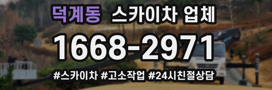 덕계동 스카이차 업체