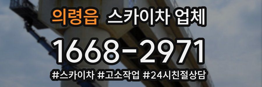 의령읍 스카이차 업체