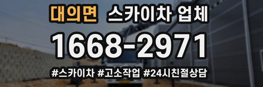 대의면 스카이차 업체
