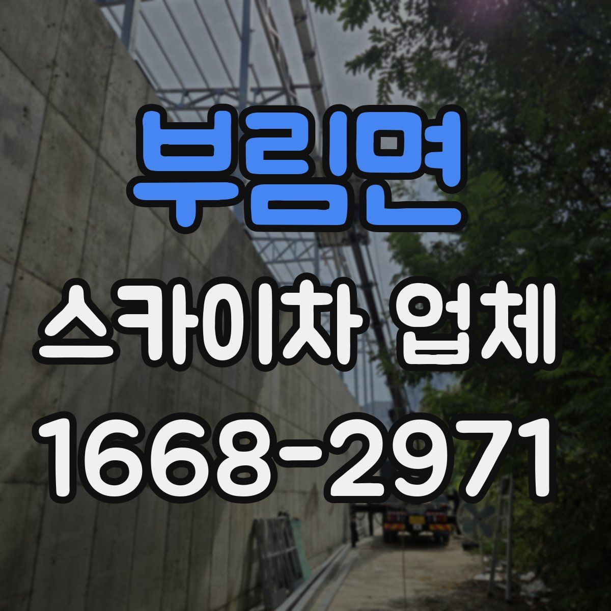 부림면 스카이차 업체