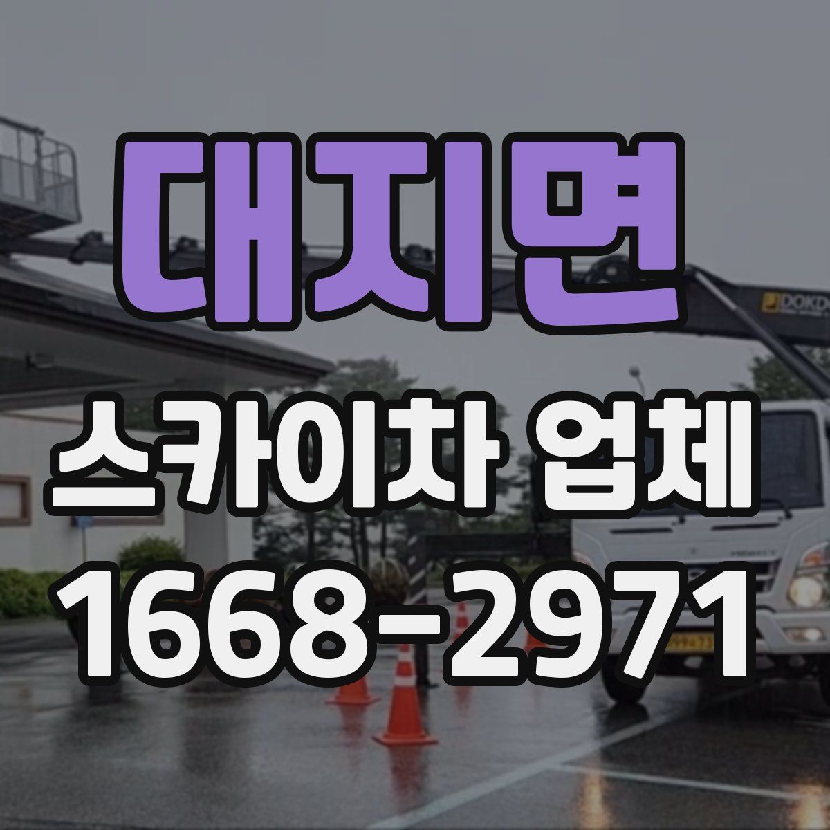 대지면 스카이차 업체