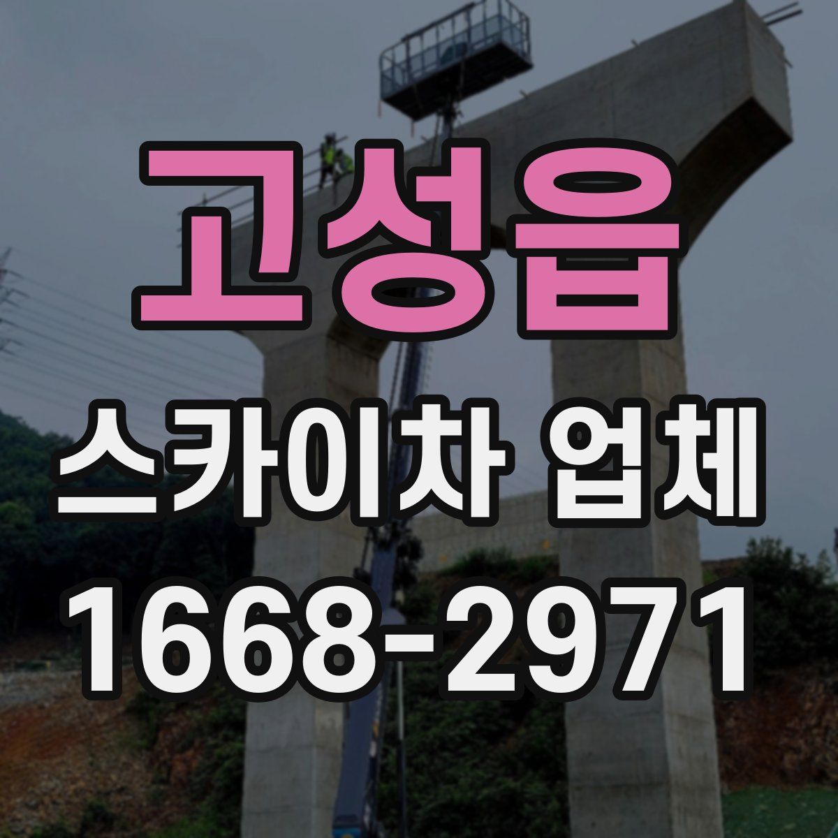 고성읍 스카이차 업체