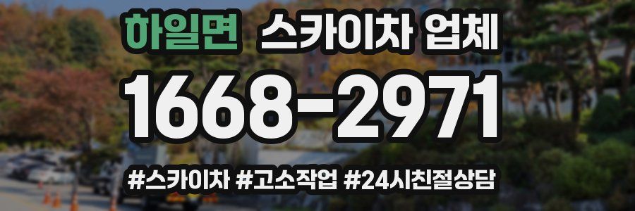 하일면 스카이차 업체