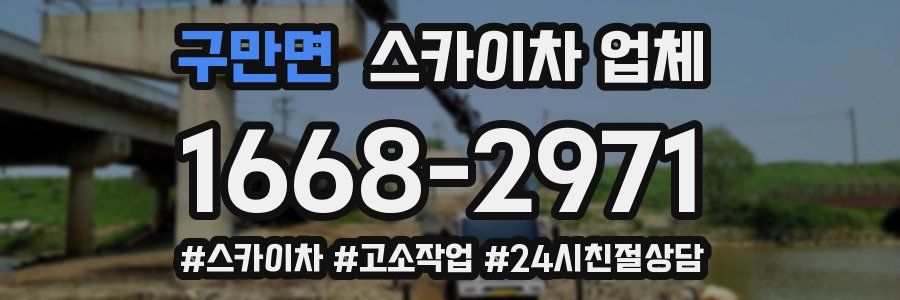 구만면 스카이차 업체