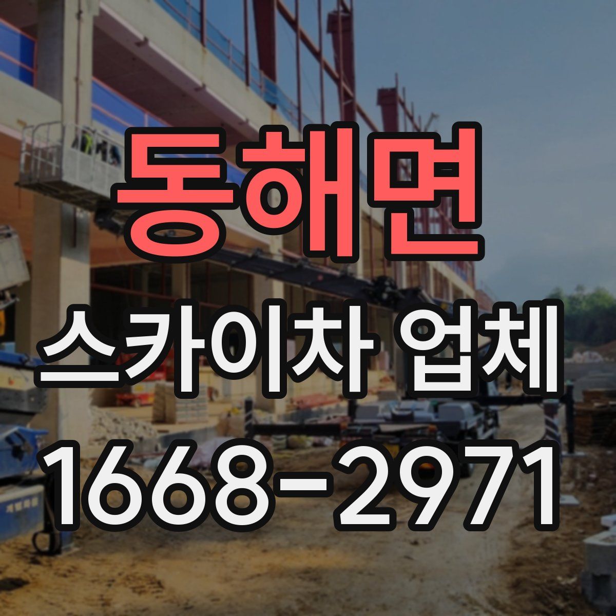 동해면 스카이차 업체