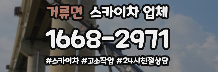 거류면 스카이차 업체