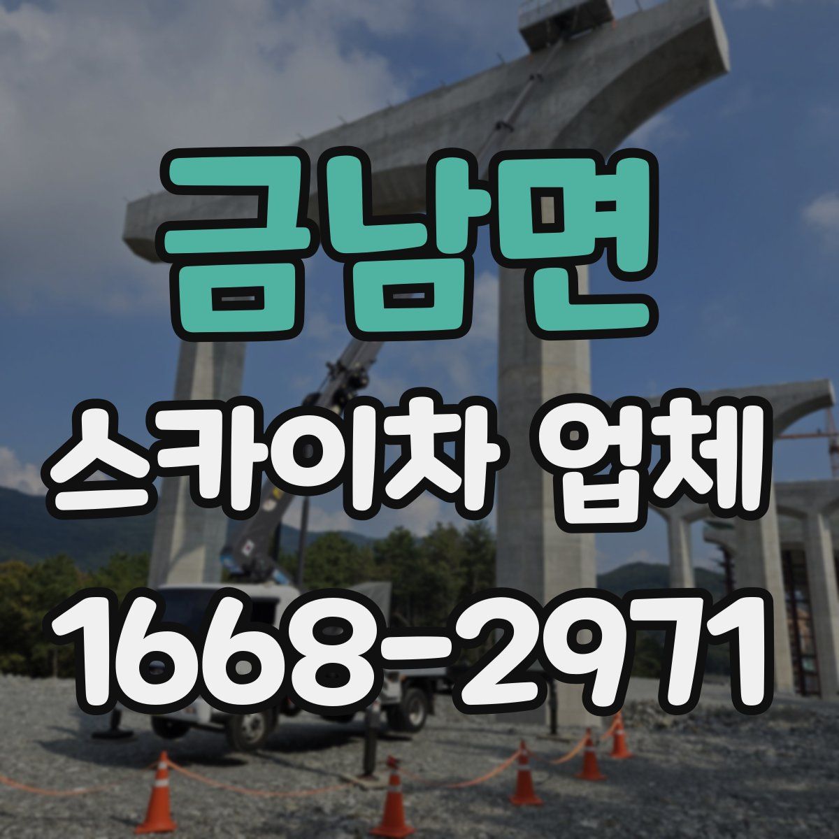 금남면 스카이차 업체