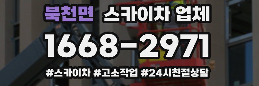 북천면 스카이차 업체