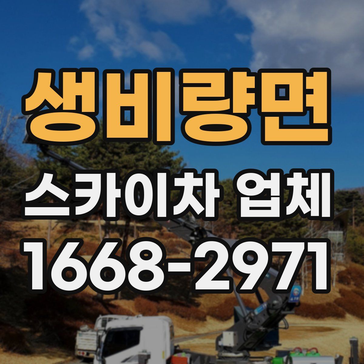 생비량면 스카이차 업체