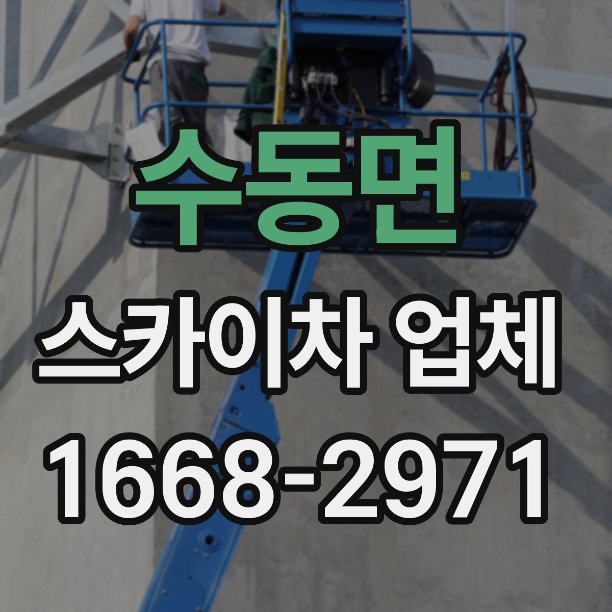 수동면 스카이차 업체