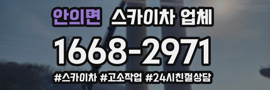 안의면 스카이차 업체