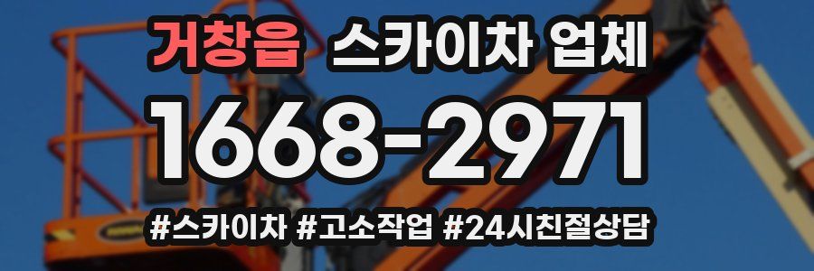 거창읍 스카이차 업체