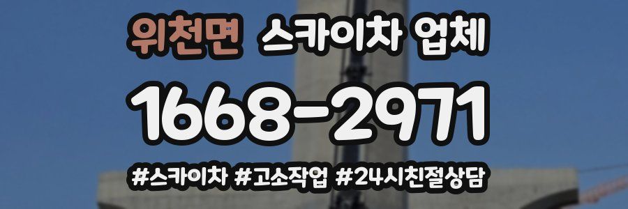 위천면 스카이차 업체