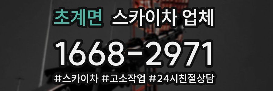 초계면 스카이차 업체
