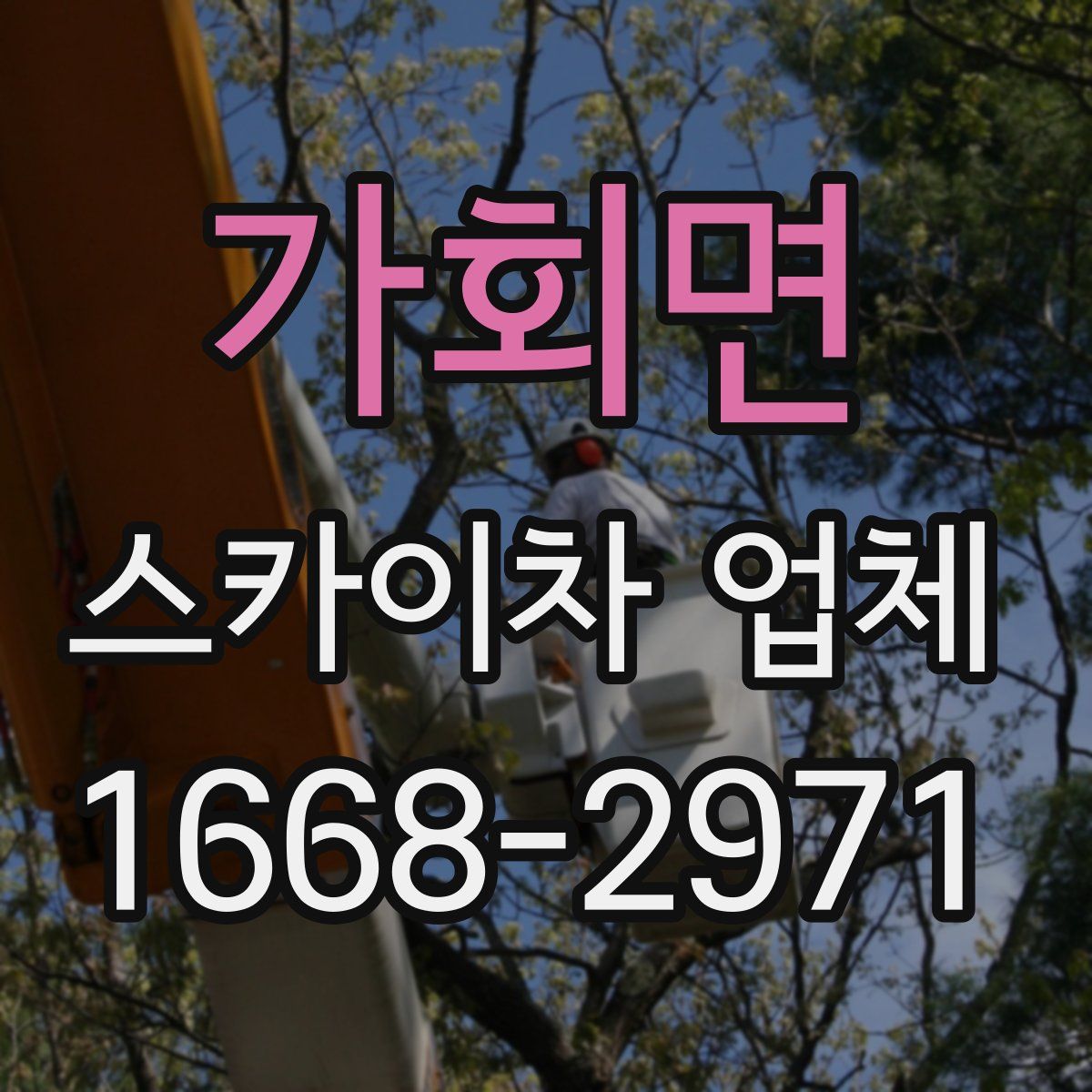 가회면 스카이차 업체