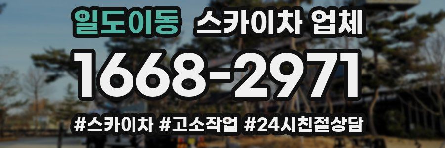 일도이동 스카이차 업체
