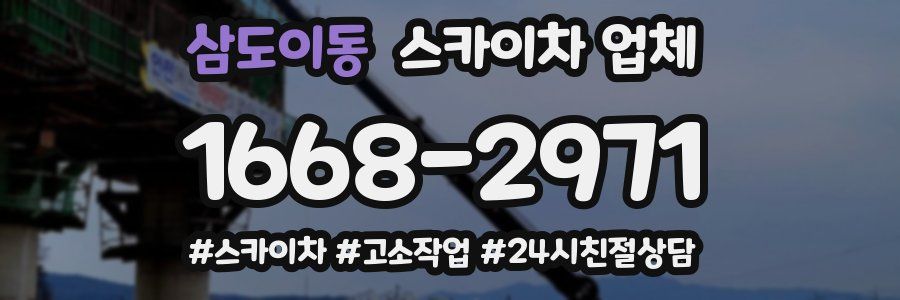 삼도이동 스카이차 업체