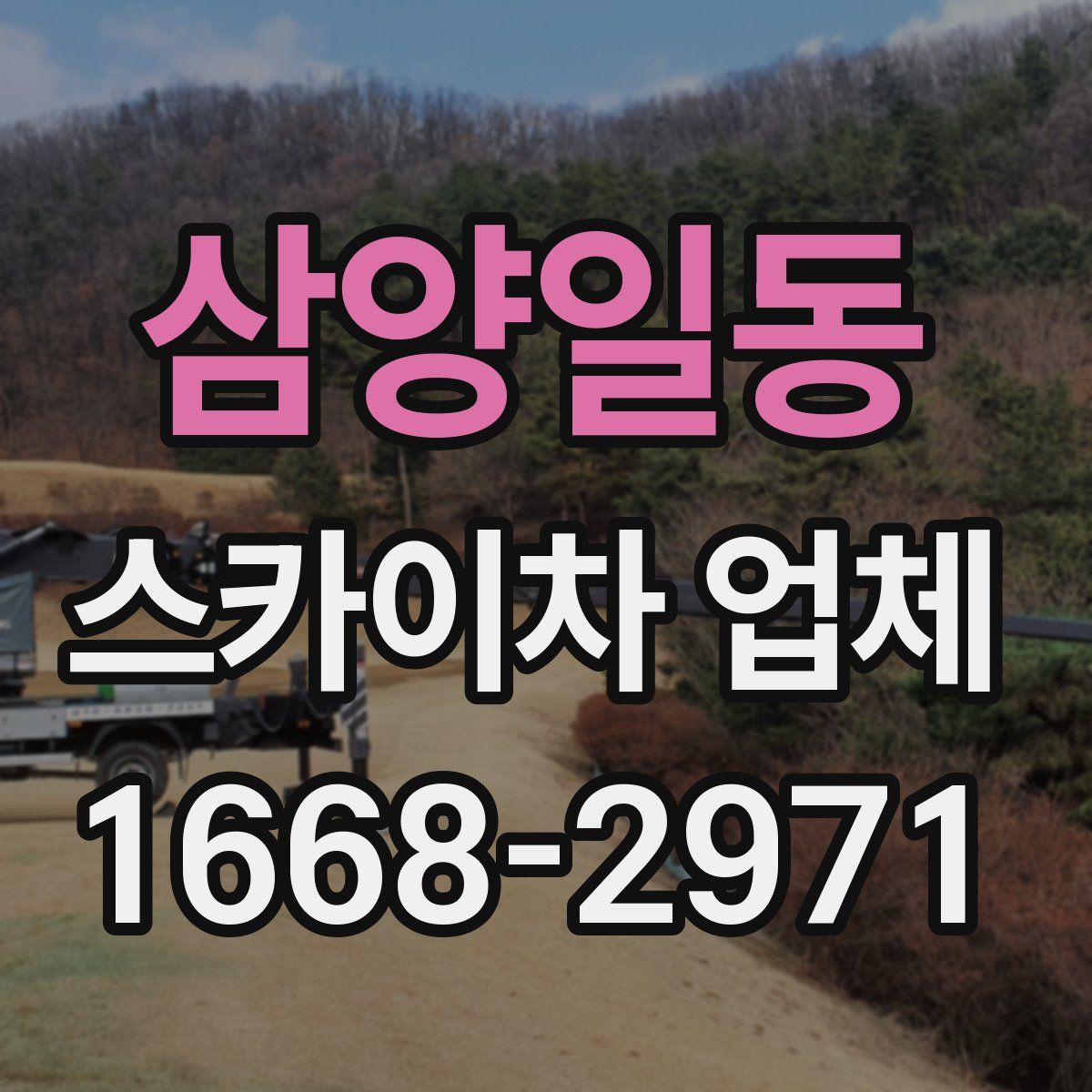 삼양일동 스카이차 업체