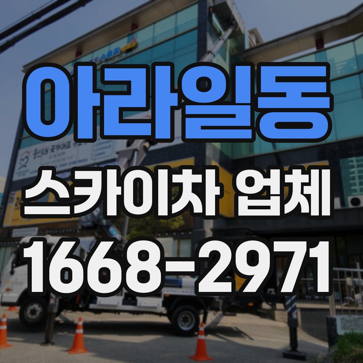아라일동 스카이차 업체