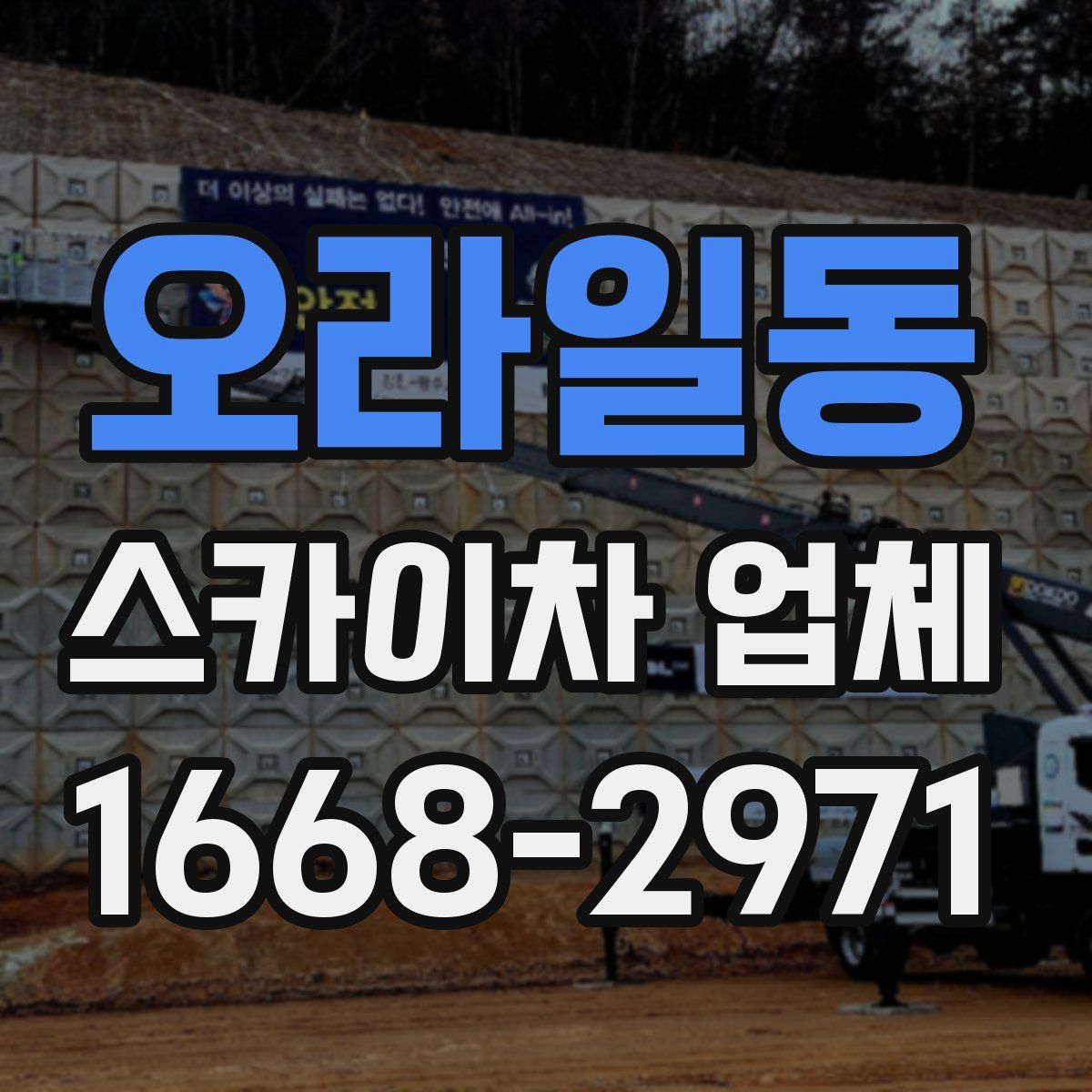 오라일동 스카이차 업체