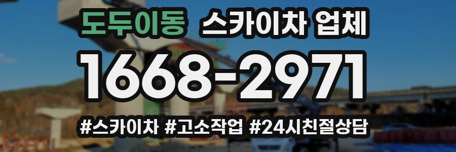 도두이동 스카이차 업체