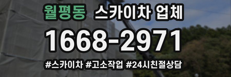 월평동 스카이차 업체