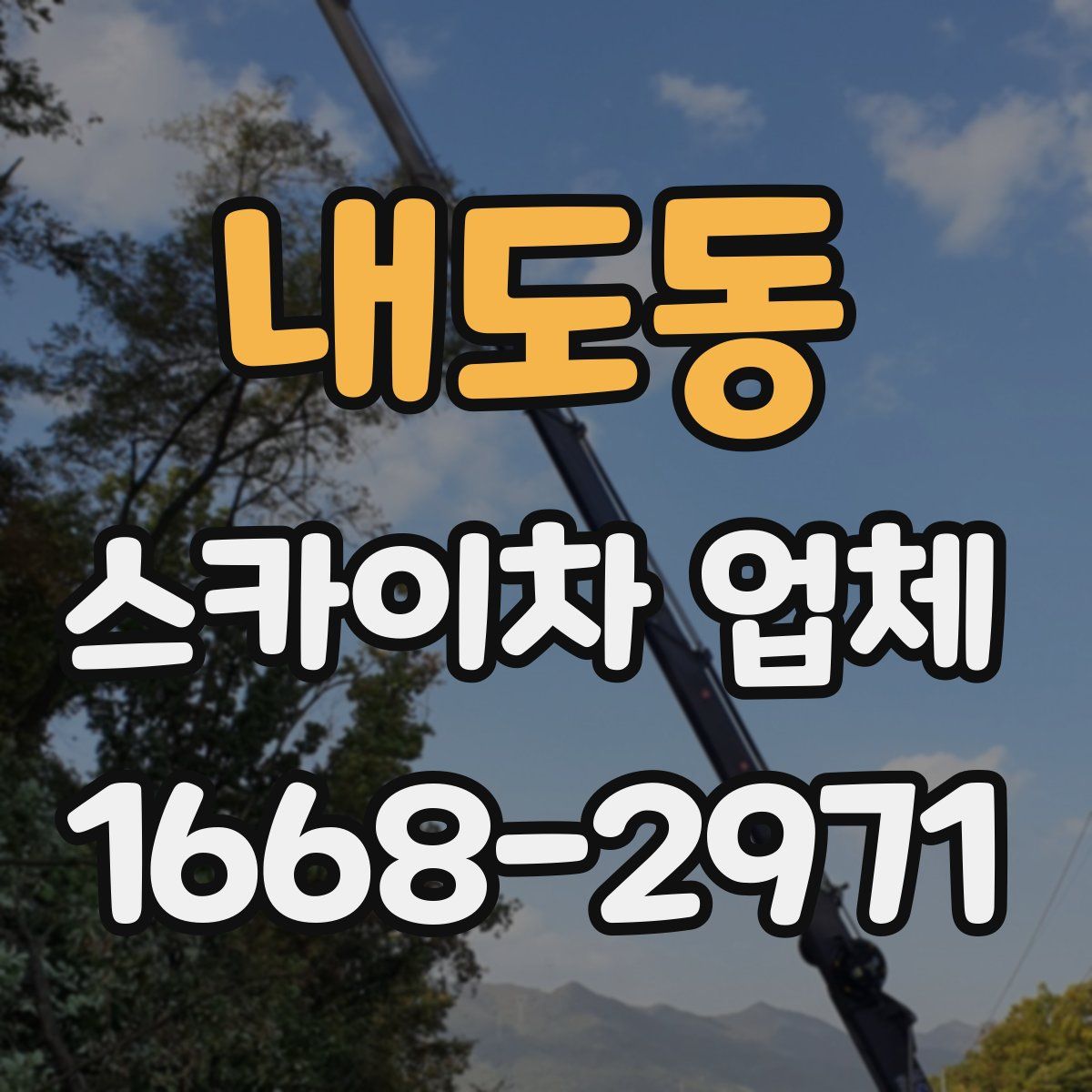 내도동 스카이차 업체