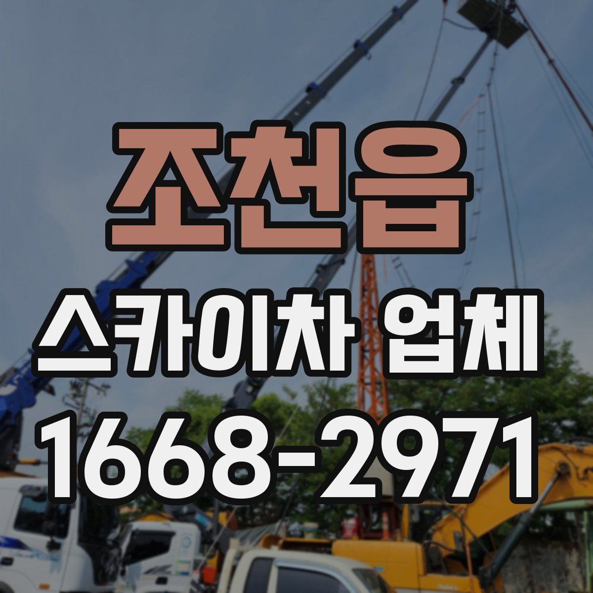 조천읍 스카이차 업체