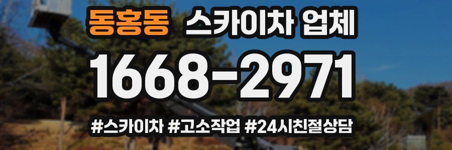 동홍동 스카이차 업체