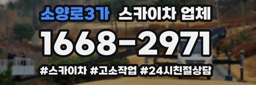 소양로3가 스카이차 업체