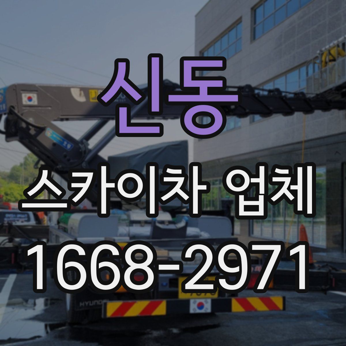 신동 스카이차 업체